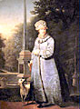 В.Боровиковский. Екатерина II на прогулке в царскосельском парке