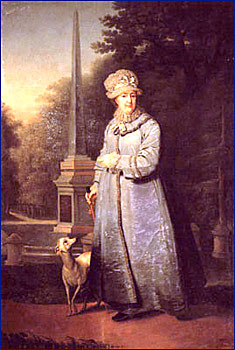 В.Боровиковский. Екатерина II на прогулке в царскосельском парке