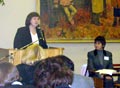Выступление Олеси Жильцовой о работе Молодежного союза юристов