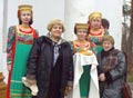 С хлебом и солью встречали участников конференции в поселке Мелехово Ковровского района
