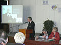 На конференции впервые для библиотечной России прошла телеконференция