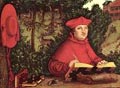 Кранах - Портрет кардинала Альбрехта Брандербургского в виде св. Иеронима в лесу
