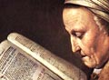 Доу - Пожилая женщина за чтением Библии. Портрет матери Рембрандта